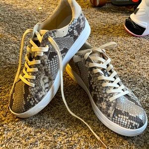 Michael Kors snakeskin sneakers